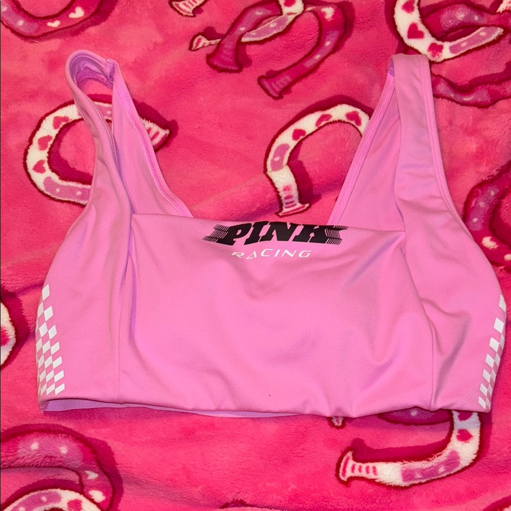 Victoria's Secret Pink Racing Sports Bra